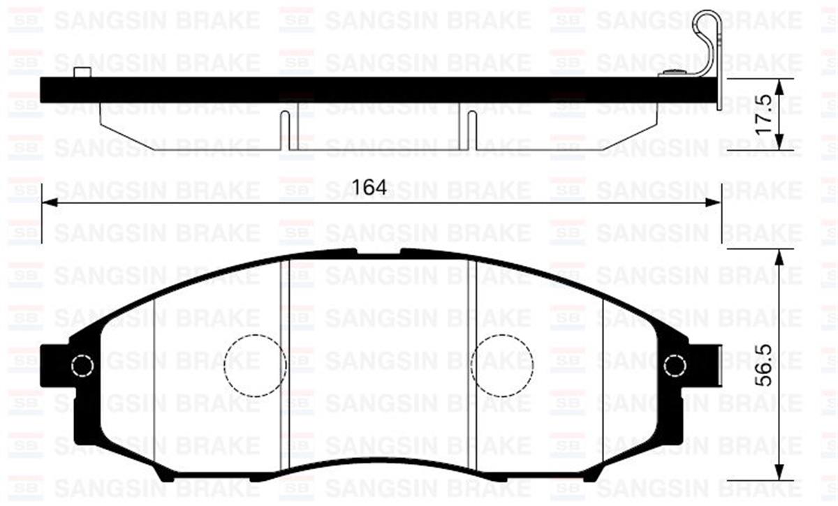 Ön Balata Nıssan D22/Yd25 Navara Piç K-Up Kıng Cab 2.5Dı 4Wd 4X4-2.4I 4Wd 02 Gdb