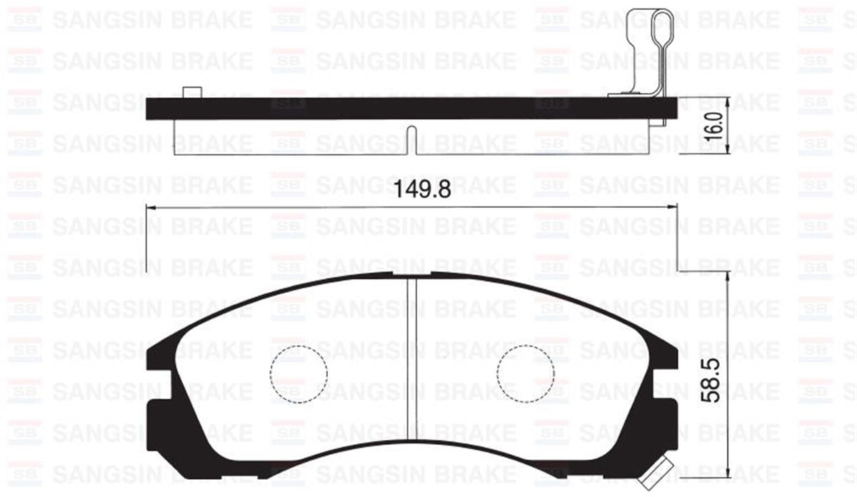 Ön Balata Outlander 2.0 4Wd-2.4 4Wd 03 Pajero Iı 2.5Td 91-00 3.0 V6 24V 97-00 Gd