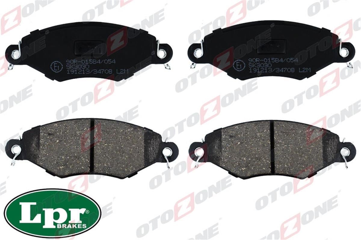 Ön Balata Peugeot 206 1.4 1.6 09/98 P306 1.4 1.6 5/93 Gdb1361