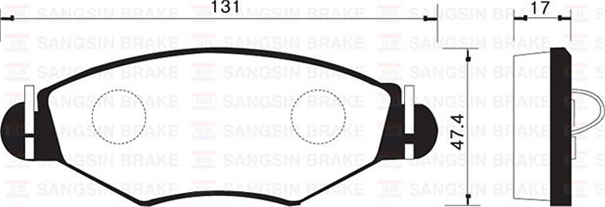 Ön Balata Peugeot 206 1.4 1.6 98 P306 1.4 1.6 93 Gdb1500