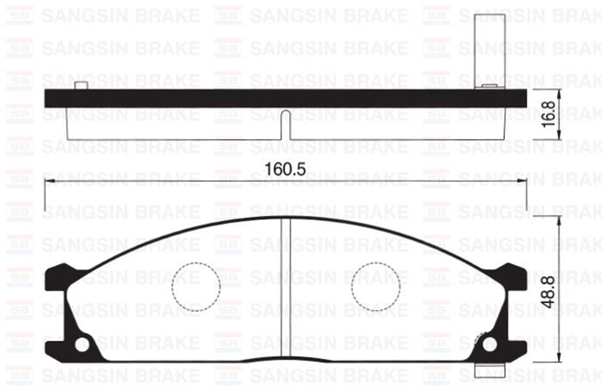 Ön Balata Piç K-Up Kıng Cab D22 2.4 2.5D Di 2.5Td 3.2D 98 Vanetta 86-95 Gdb766