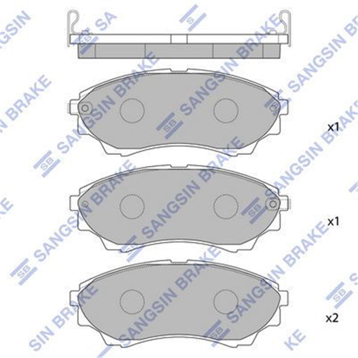 Ön Balata Ranger 2.5Td 02-06 2.5Tdci 06 3.0Tdci 06 Mazda B-Serıe 2.5 D-2.5Tdci-3
