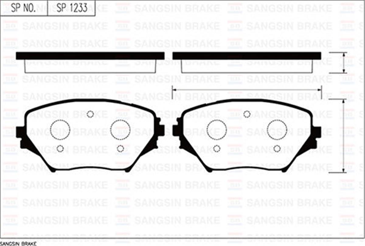 Ön Balata Rav 4 Iı 1.8 Vvtı-2.0Vvtı-2.0 D-4D 4Wd 00 Gdb3251