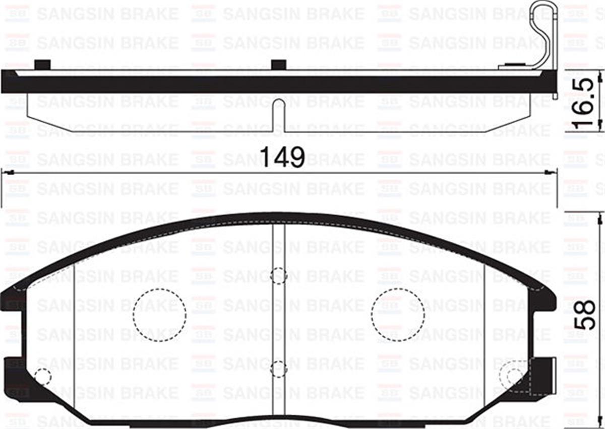 Ön Balata Starex 2.5 Crdı 05 H1 06 Ssangyong Rexton 2.7 Xdi 11 Gdb3412-Gdb3257-G