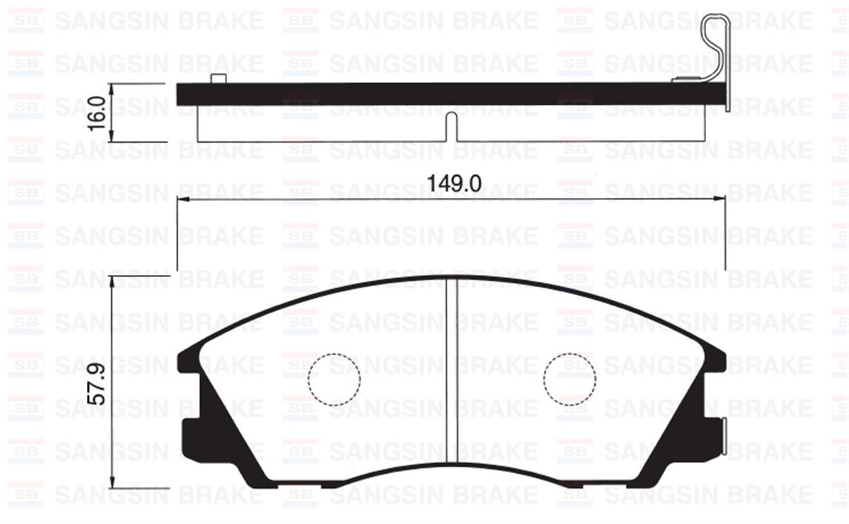 Ön Balata Terracan 2.5Td-2.9Crdi 3.5İ 01-06 Gdb3299