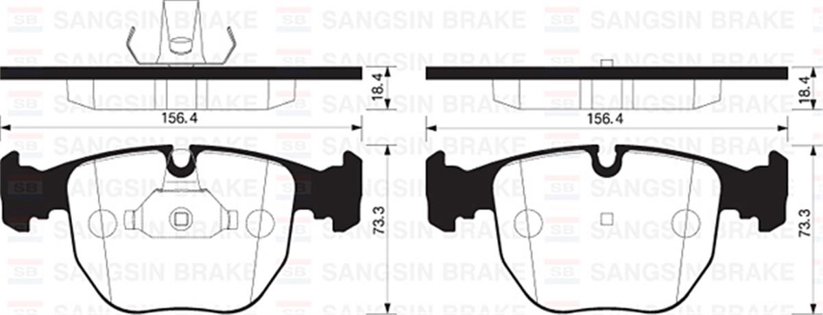 Ön Balatası Bmw E39 520İ-520D-530 96-04 X5 3.0İ-4.4-3.0D 00 X3 E83 3.0Sd-35D 06