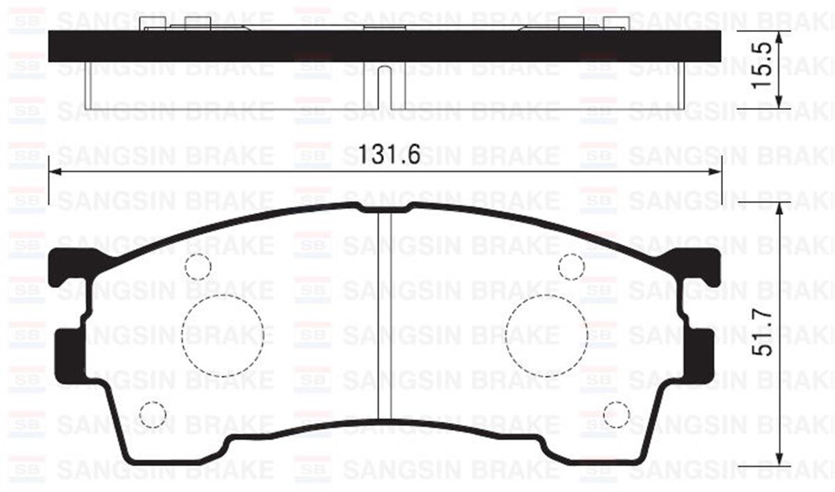 Ön Balatası Mazda 626 1.6 1.8 2.0 91-97 Gdb1139-Gdb3304-Gdb3209-Gdb3192