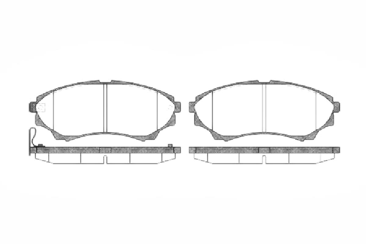 Ön Fren Disk Balata  Ford   Ranger 4×4 02-  Mazda  B2500
