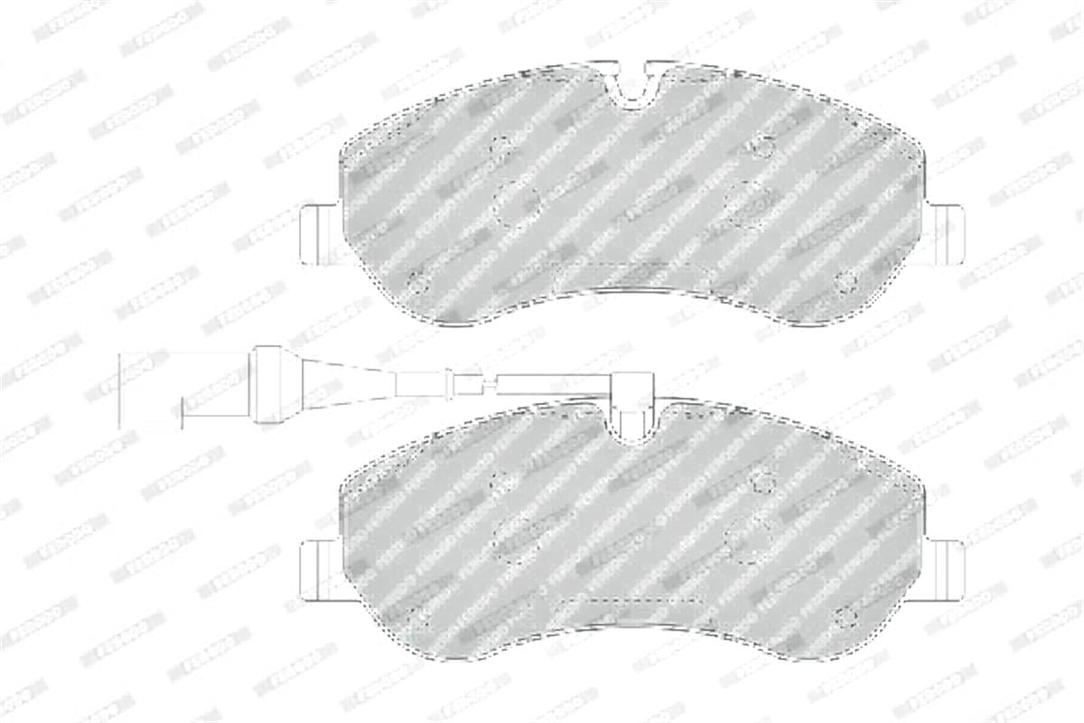On Fren Dısk Balata Kablolu  Ford   Transıt Custom V362 12- V363 14-