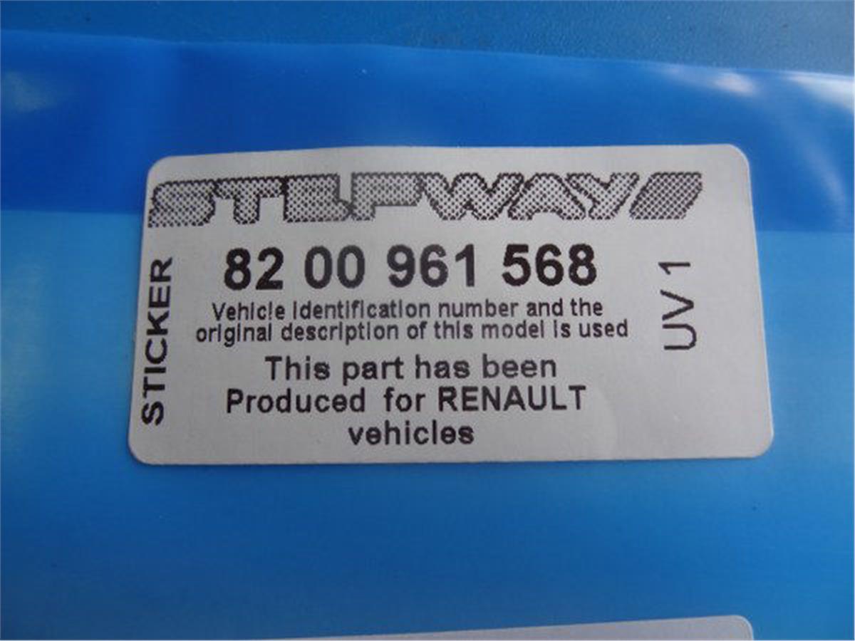 Ön Kapı Yazısı Sol Stepway Dacıa Sandero