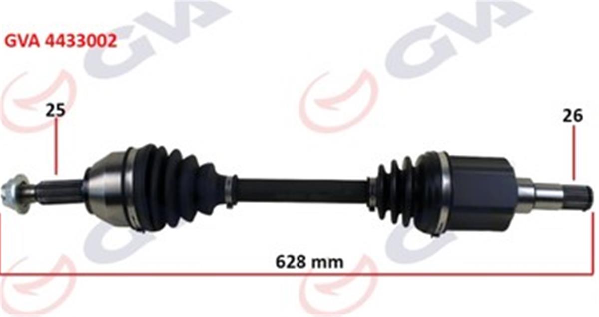 On Komple Aks Sol Transit Connect 1.8 Tdcı 02 14 75 -90-110Ps 628Mm