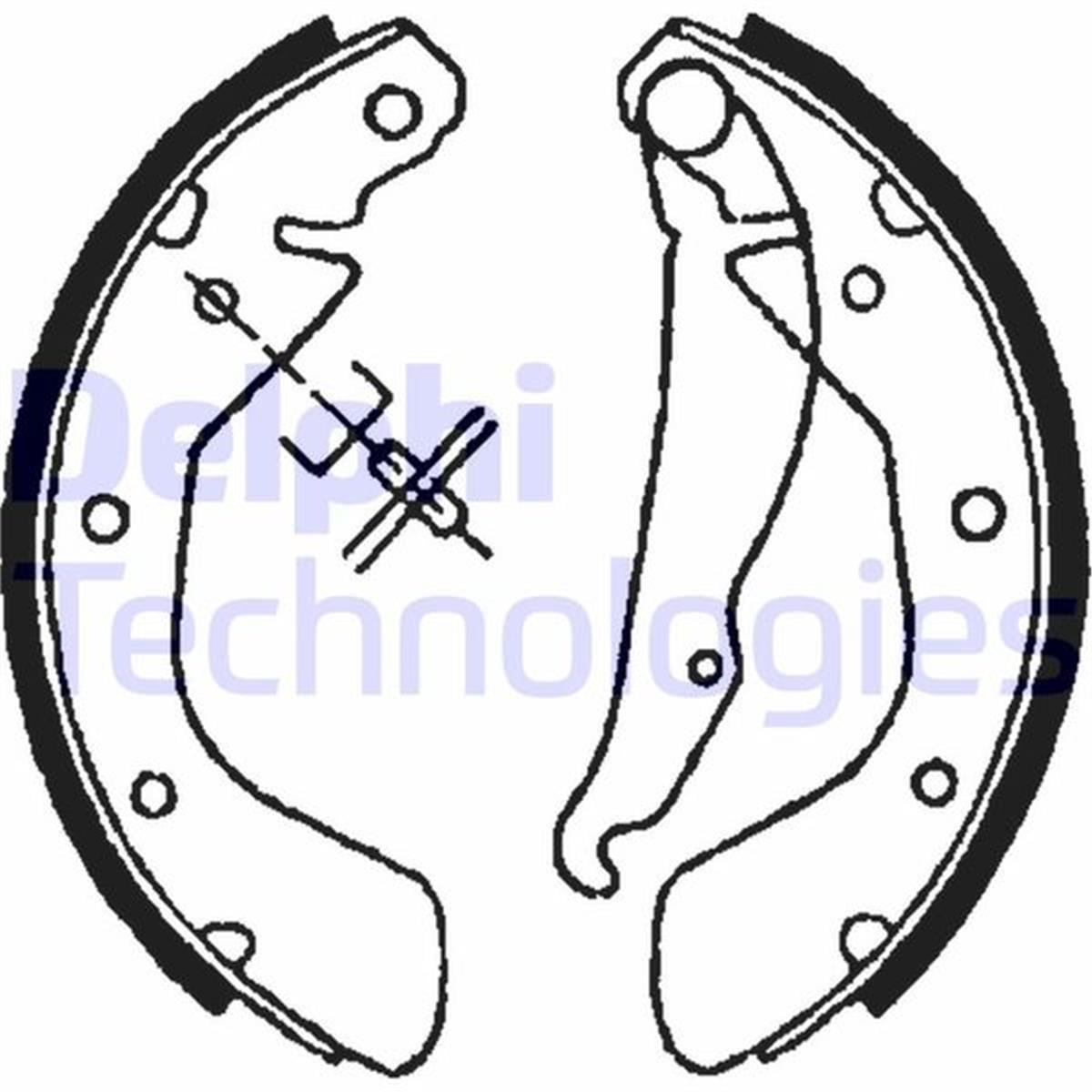 Opel Corsa C Vectra A Astra F Lacetti Arka Fren Balatası Delphi Pabucu Dahil