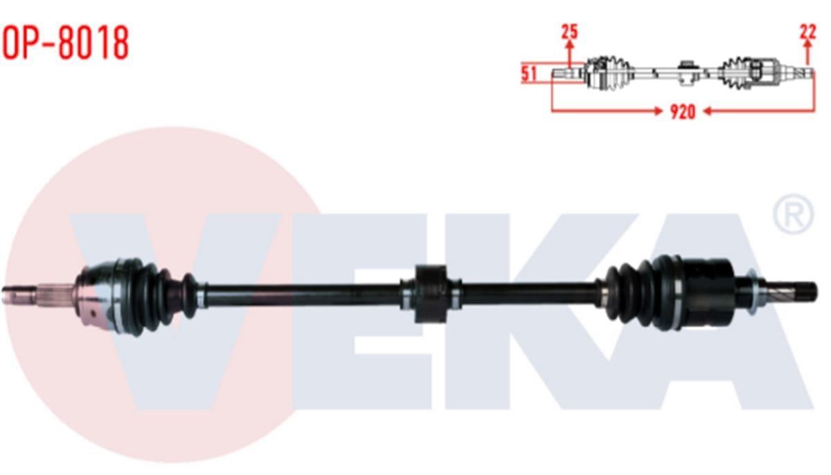 Opel Corsa D 1.3 Cdtı Komple Aks Sağ Ön Veka 95520482