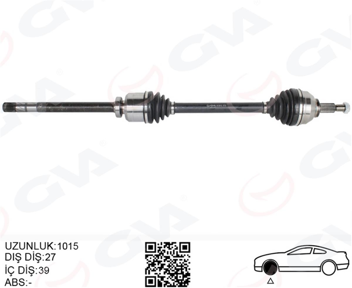 Renault Trafic 2 Opel Vivaro Ön Aks Sağ 2.0Dci 2.0Cdti 8200452268-7711368831-82007765