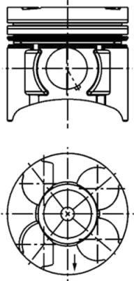 Opel Corsa Van Astra Van Combo Motor Piston Segman STD 1.7DTI KOLBEN