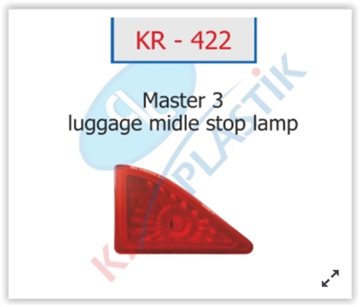 Renault Master 3 (2010>) 3. Stop Lambası 265900021R-4419392-93197475