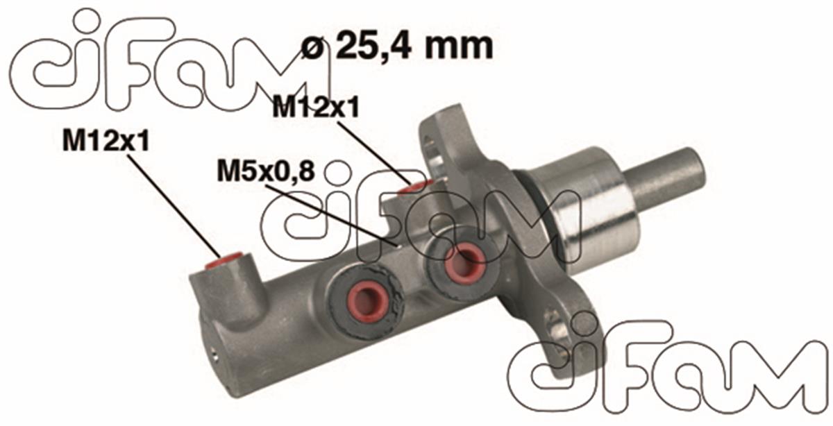 Opel Vectra C (2002>) Fren Ana Merkezi 25.40 Mm 93172089-558093-77363619