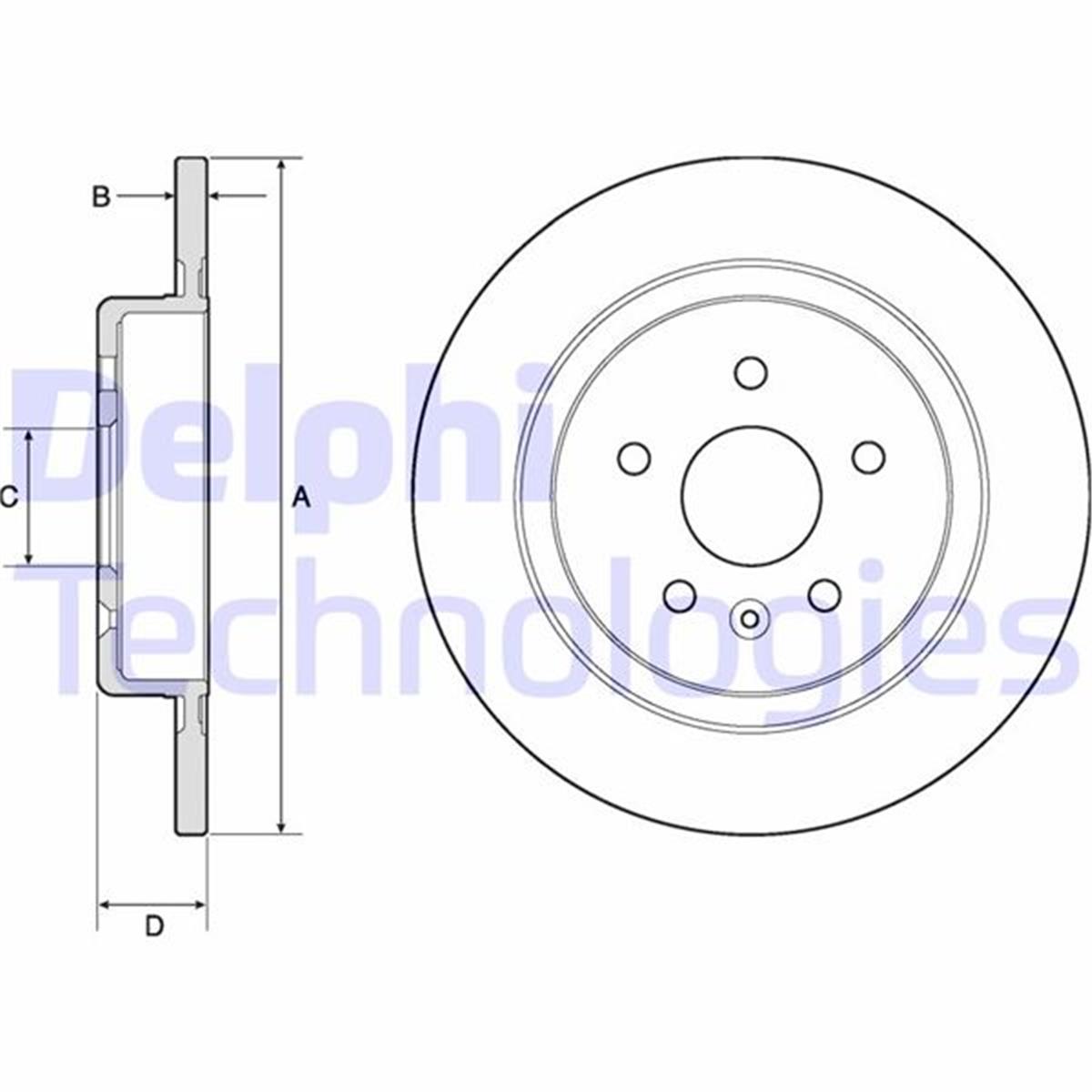 Opel Astra K (15>22) Fren Diski Arka 13509120-13515914