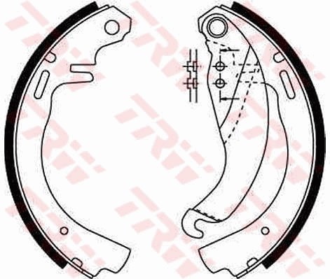 Opel Corsa A Arka Aks Pabuçlu Balata Kiti TRW