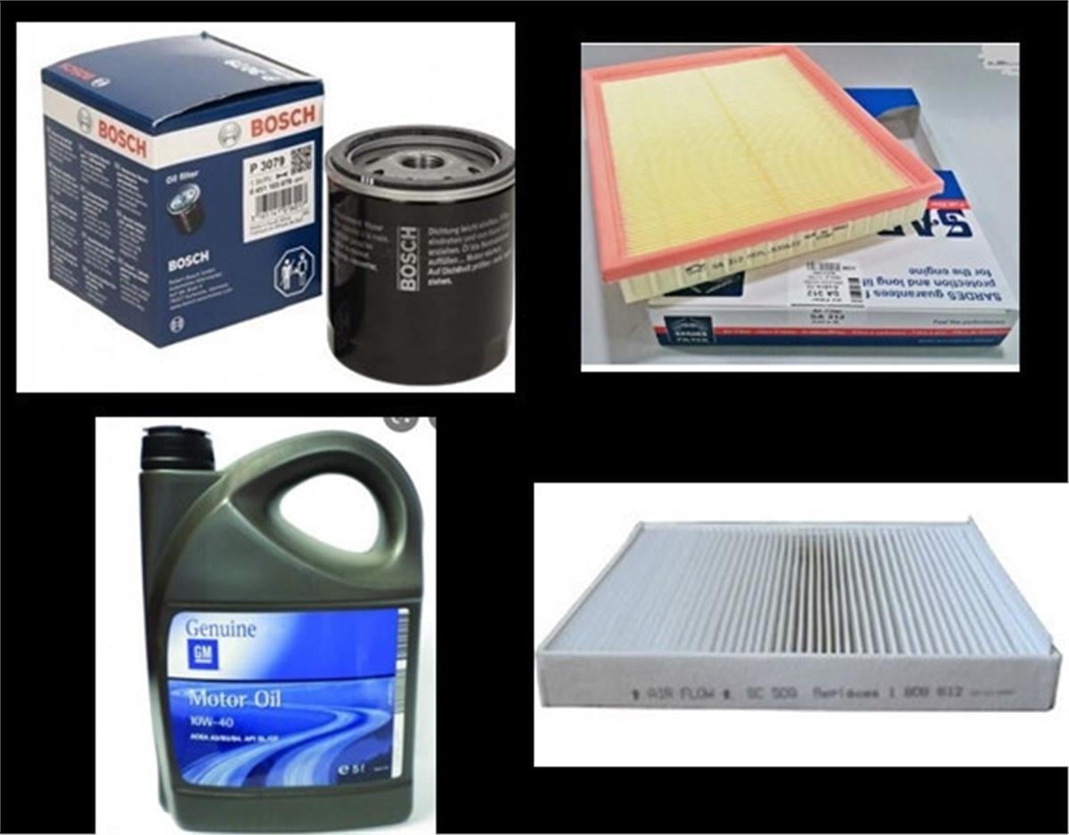 Opel Astra G 1.4-1.6 Filtre Bakım Seti Yağlı