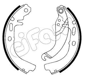 Bedford / Opel Astra Van / Kadett D Arka Fren Pabucu CIFAM