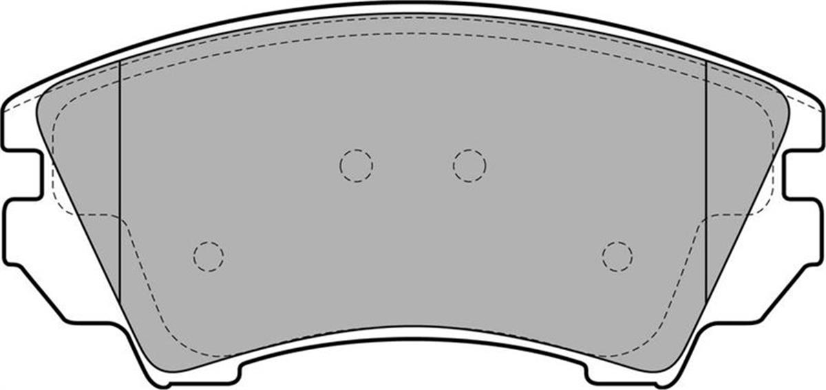Opel Astra J Insignia Zafira Saab Ön Balata 1605434-95520061-1605317-16808