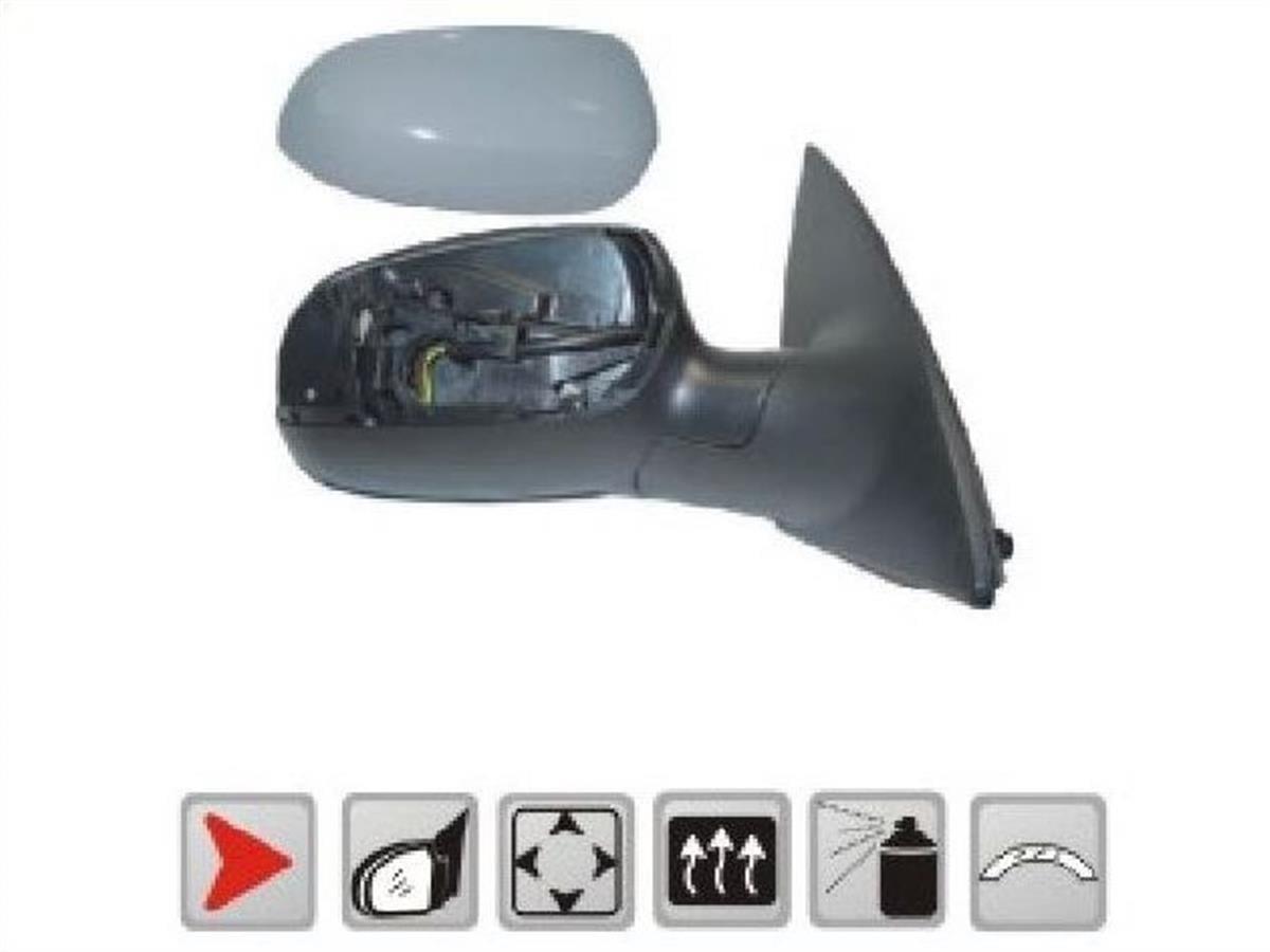 Opel Corsa C 00-06 Dış Dikiz Aynası Sağ Elektrikli Isıtmalı Viewmax