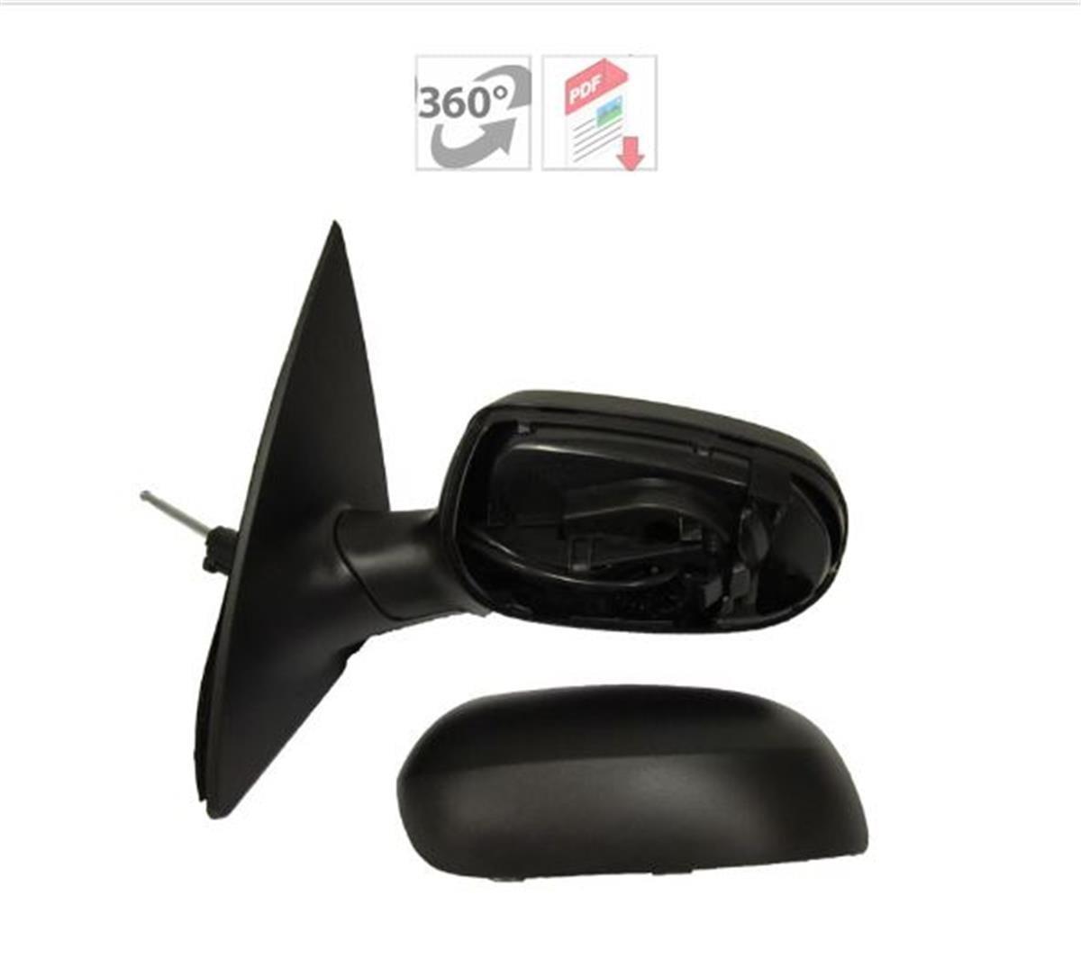 Opel Corsa C 00-06 Dış Dikiz Aynası Sol Mekanik Viewmax