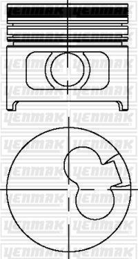 Opel Astra F X17D Piston Segman STD YENMAK
