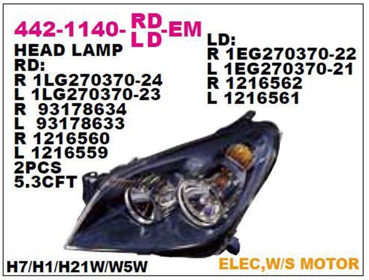 Opel Astra H Sol Far Depo (2004 Ve Sonrası) 1216561