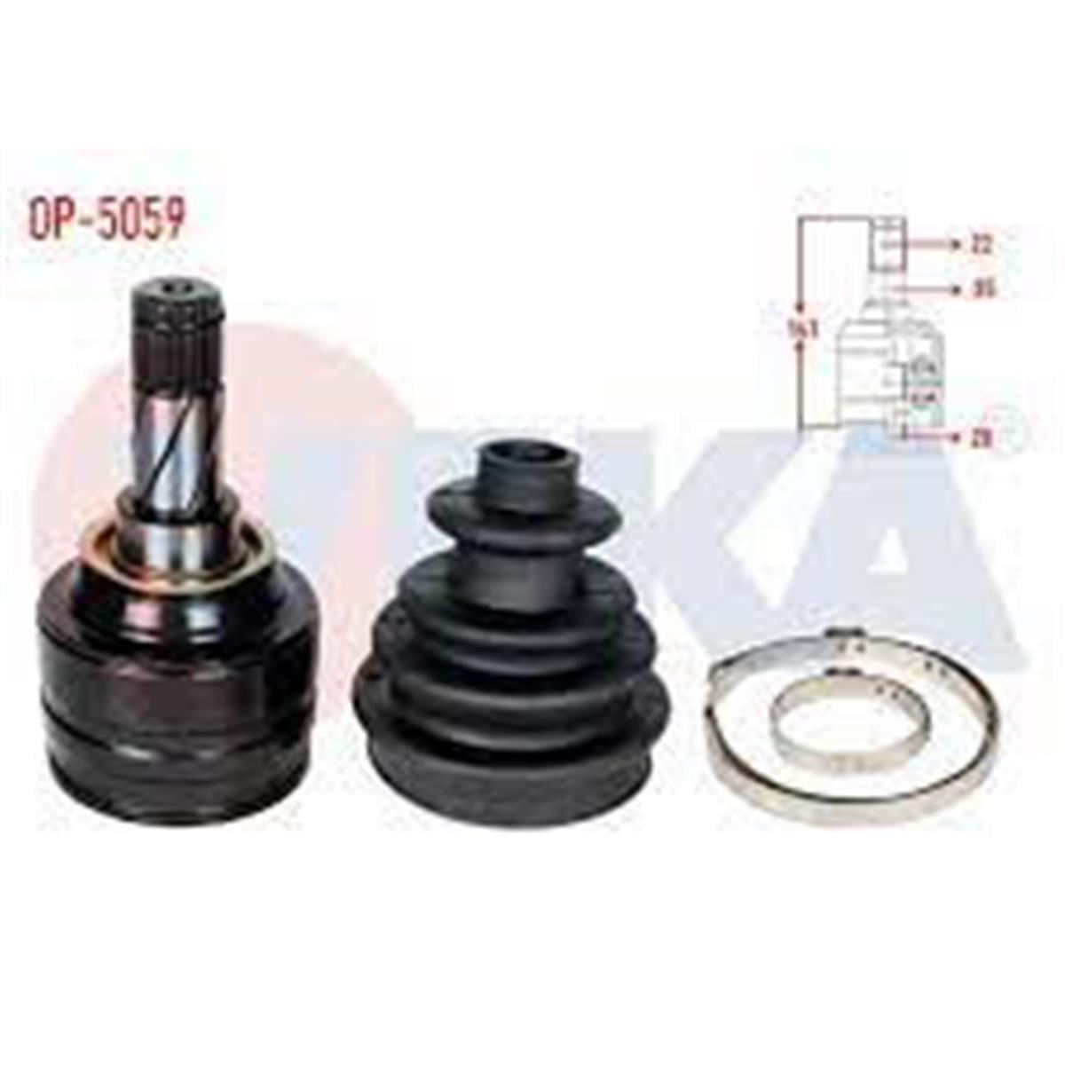 Opel Corsa B 1.0 Aks Kafası İç (İnce Freze) Veka