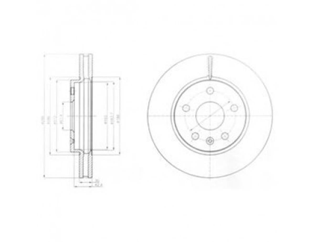 Opel Insignia A Saab 9-5 Fren Aynası Ön 16 Jant