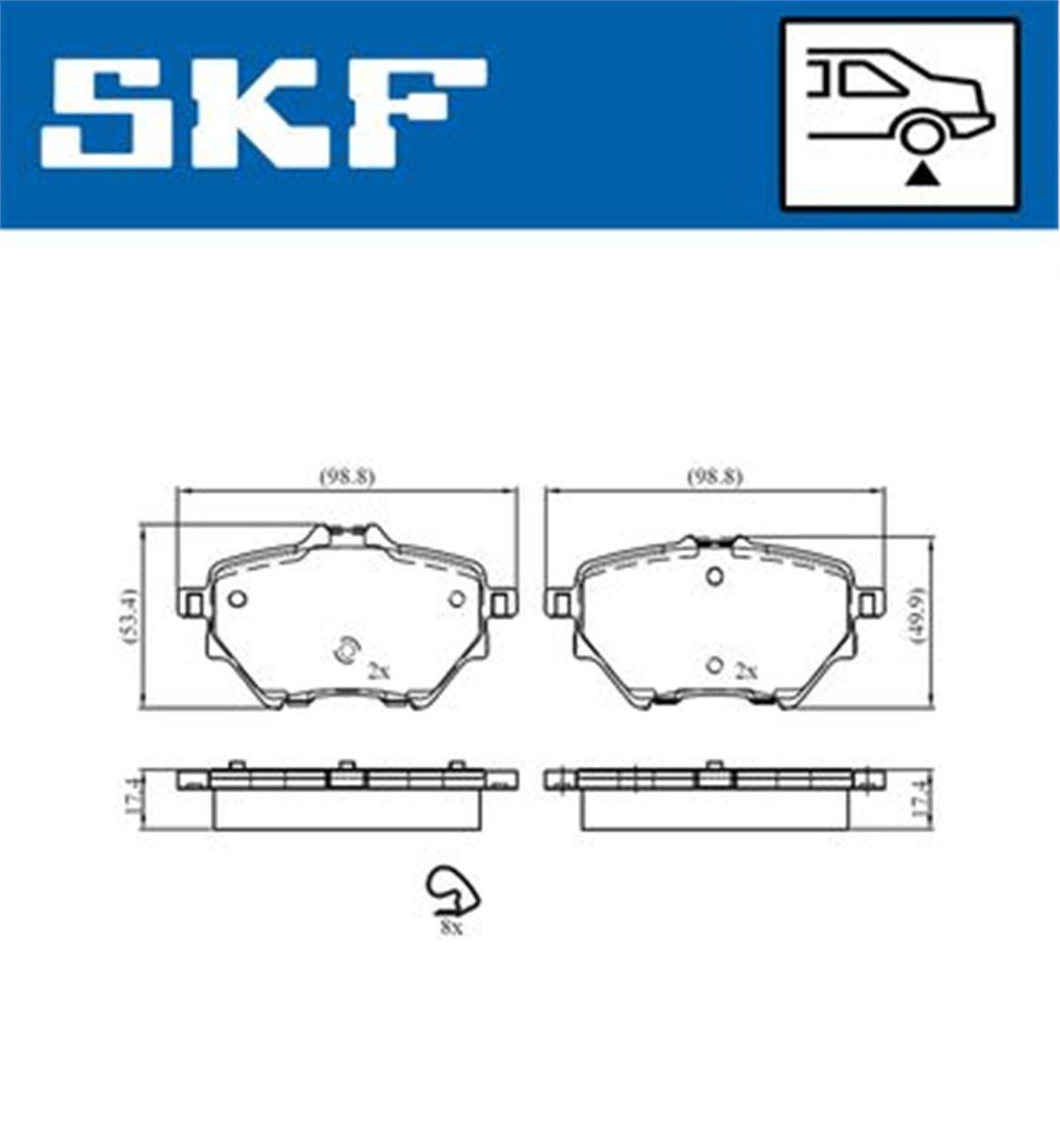 Opel Astra L Combo E Grandland Mokka E Arka Fren Balatası 95525378-1678167980-1609000680