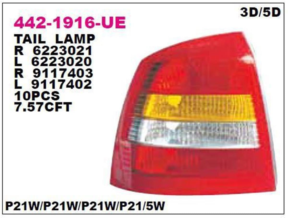 Opel Astra G Sol Stop Lambası Depo (99-) 6223021