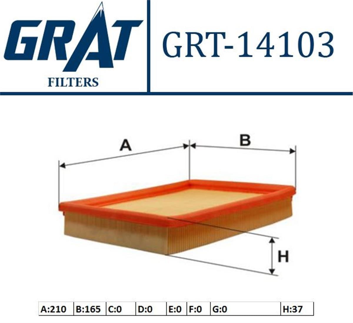 Opel Corsa B Combo Tigra Hava Filtresi Grat