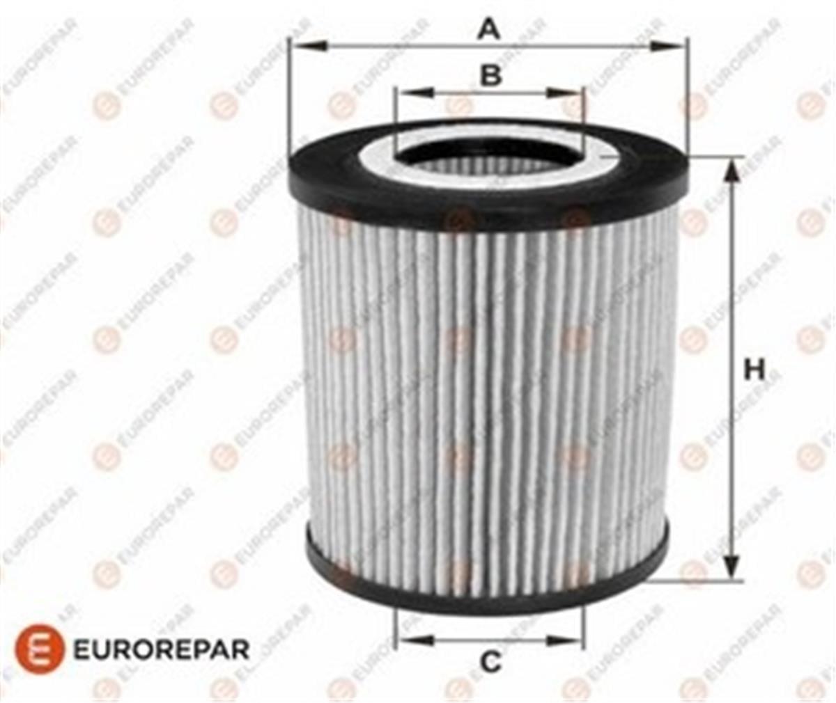 Opel Astra H Vectra C Zafira B Yağ Filtresi Eurorepar Z19dt-H (04-) 5650354