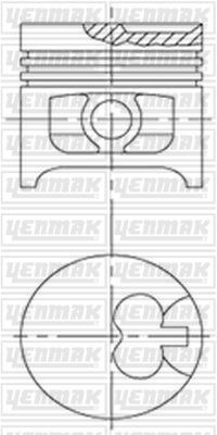 Opel Rekord TD Piston Segman 0.50 YENMAK