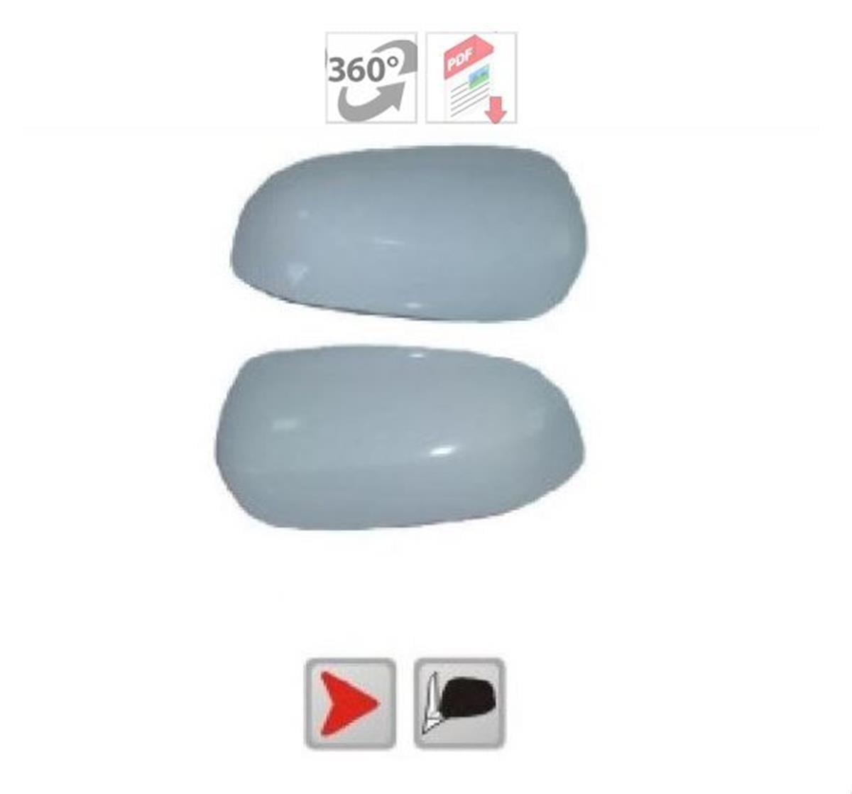 Opel Corsa 00-06 Dış Dikiz Ayna Kapağı Sağ Astar Viewmax