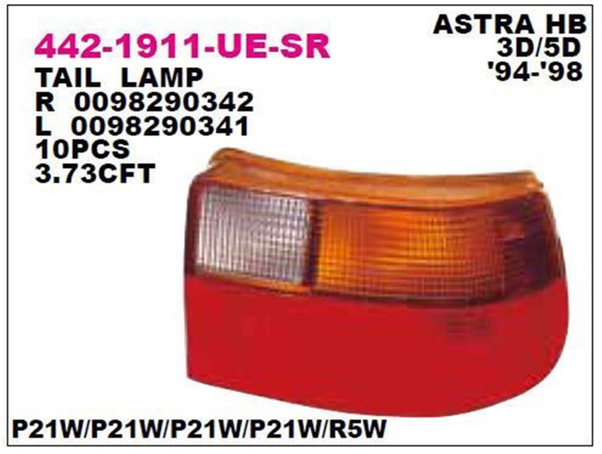 Opel Astra F Sağ Stop Lambası Depo (1995-1998) 1223976