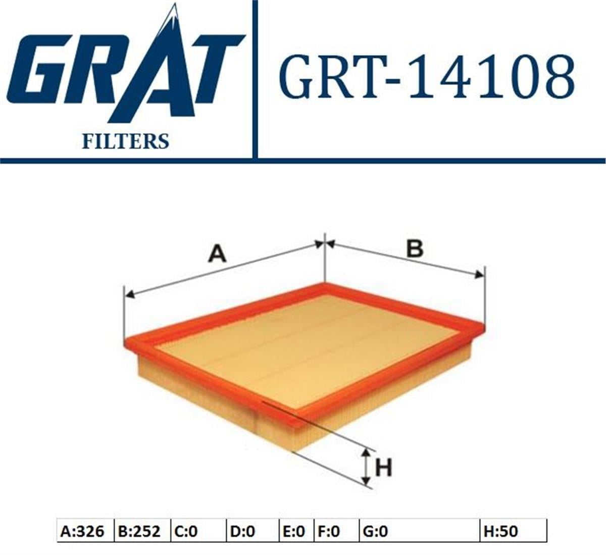 Opel Vectra C Signum Hava Filtresi Grat 1.6 1.8 2.0 Cdtı 3.0 Cdtı