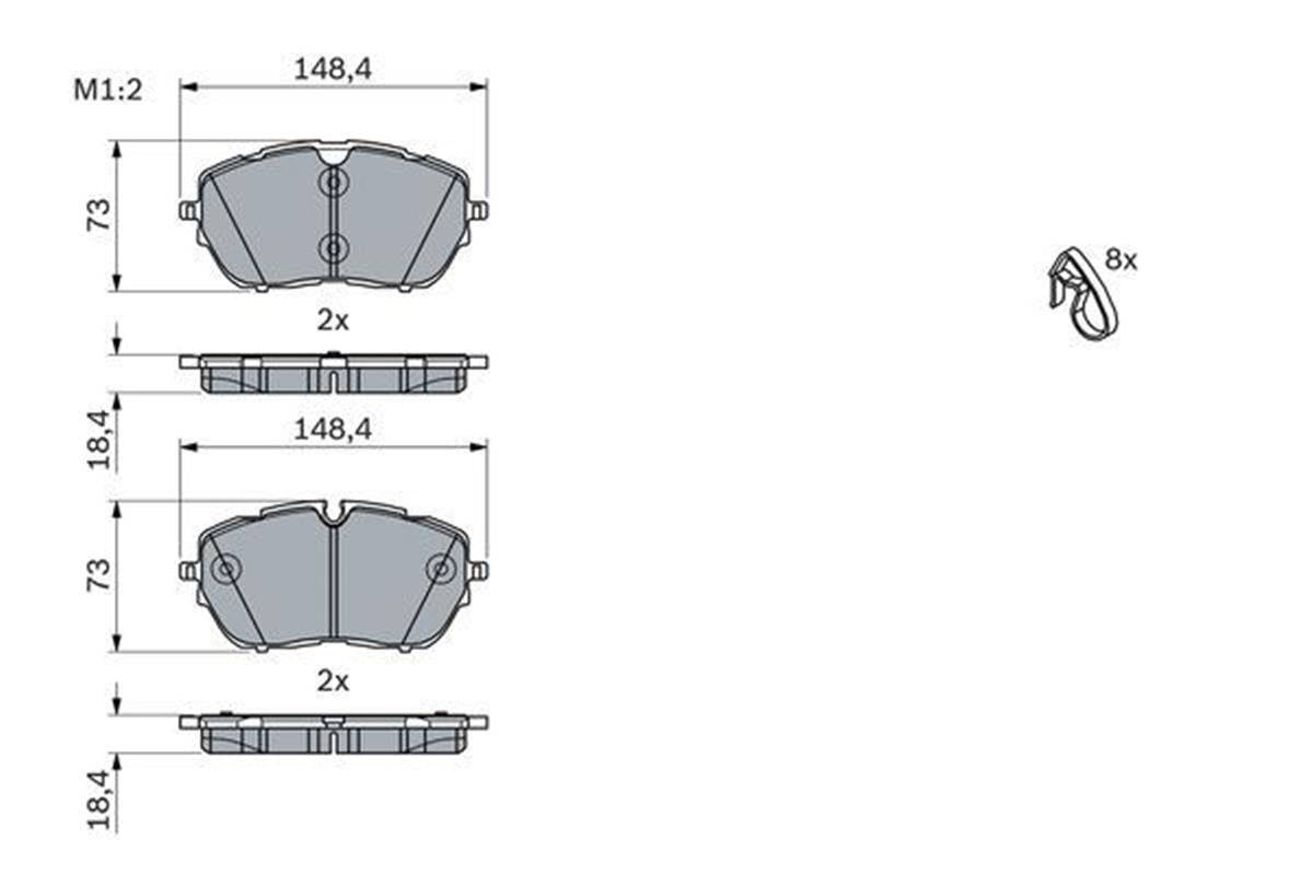 Opel Astra L (2021>) Ön Fren Balatası 330Mm 1647859680-1612373080-16478771