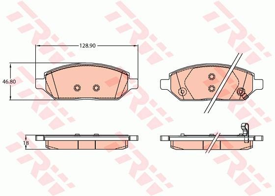 Opel Karl Ön Aks Disk Balata TRW