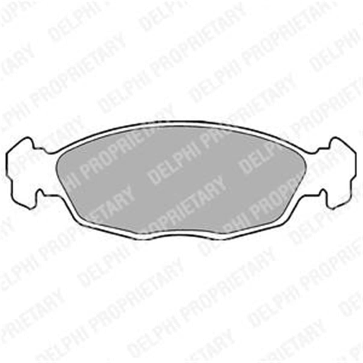 Opel Astra Fren Balatası On 140Mm