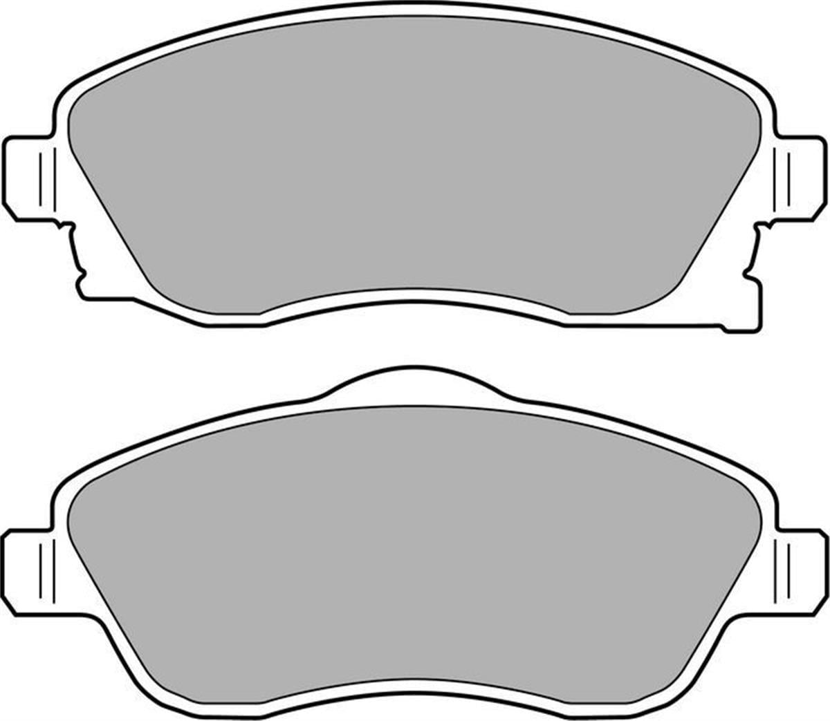 Opel Corsa C Combo Ön Fren Balatası Delphi 131Mm