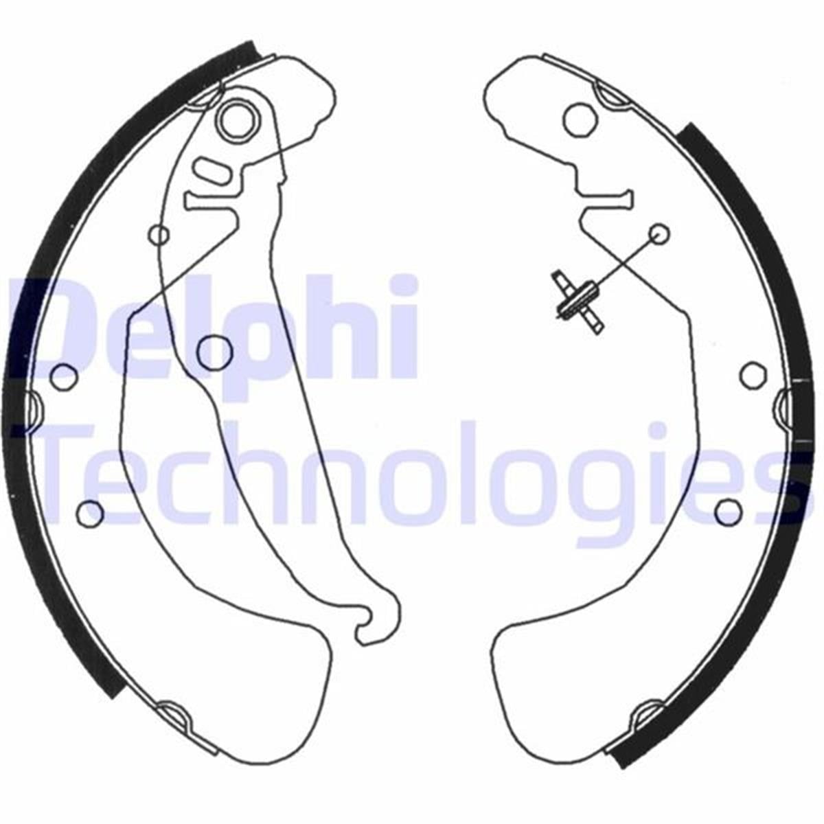 Opel Astra F/G/H Combo Arka Fren Balatası Pabuçlu Delphı