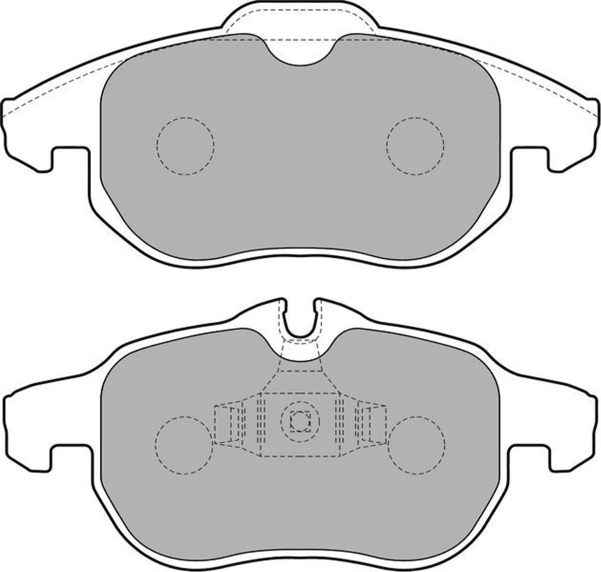 Opel Vectra C 1.6 1.8 2.0 Ön Fren Balatası Delphi Wva 23402