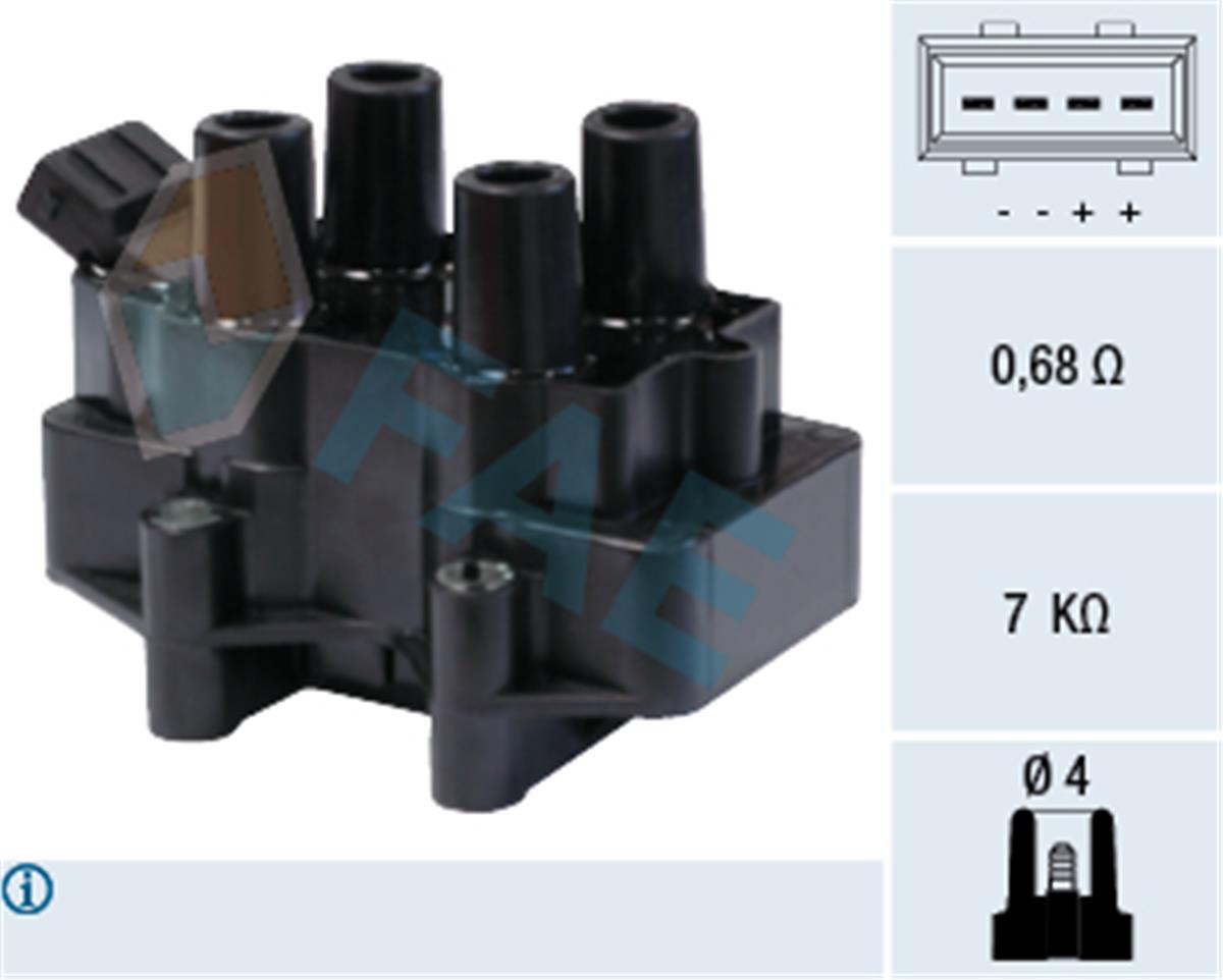 Opel Vectra B Astra G Astra F Vectra A Omega B Ateşleme Bobını