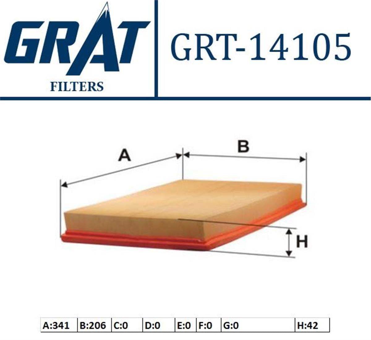 Opel Vectra B 1.6 1.8 2.0 Hava Filtresi Grat
