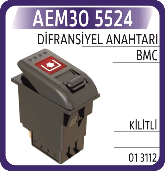 Otokar Diferansiyel Anahtarı Kilitli AEM