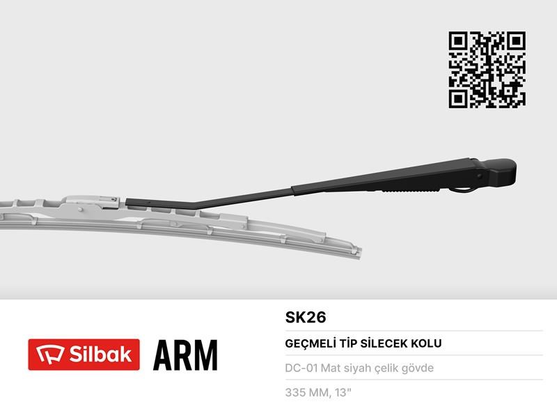 Silecek Kolu 350mm SILBAK